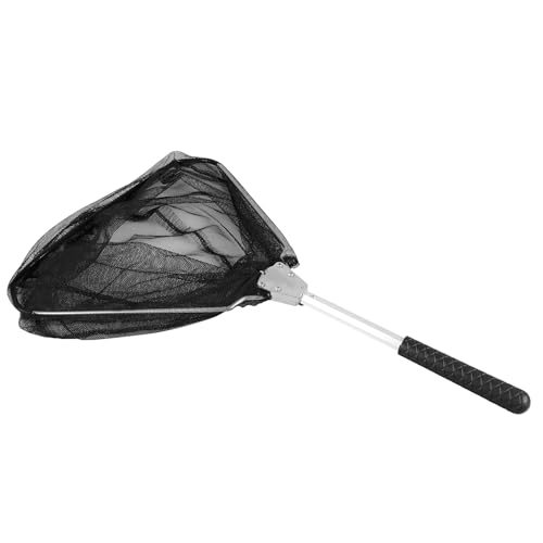 RESTCLOUD Fishing Landing Net with Telescoping Pole Handle, Fishing net Freshwater for Kids Men Women, Extend to 40-63 Inches - style: L: Aluminum Handle, 20.5" Full