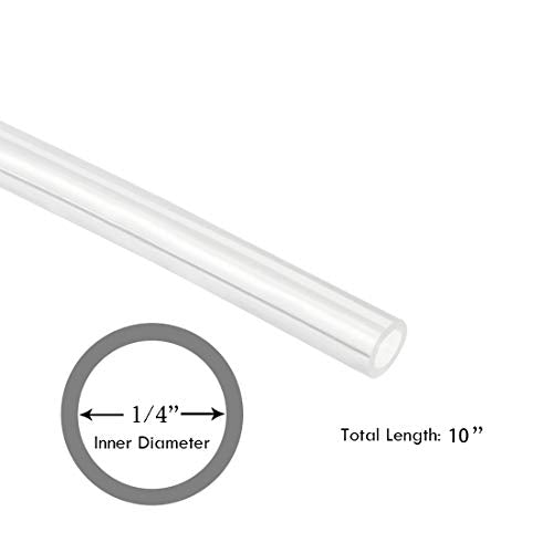 1/4 " ID Silicone Tubing, JoyTube Food Grade Silicone Tubing 1/4" ID x 3/8" OD 10 Feet High Temp Pure Silicone Hose Tube for Home Brewing Winemaking - size: 1/4" ID x 3/8" OD, style: 10 Feet