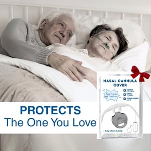 Oxygen Nasal Cannula Protective Cover Accessory, HSA FSA Eligible, Hose Holder for Portable Concentrator Machine Tubing, Tank, or CPAP, Keeps Tube Nose Piece Off Floor, (One Pack) - size: One Pack