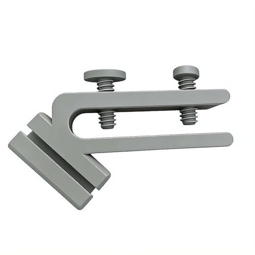 Adjustable Curved Hose Holder Clamp, Heavy Duty Bucket Mount Water Pipe Clip with Double Thumb Screws, Easy Install Aquarium Water Change & Garden Irrigation Hose Fixer (Gray) - color: Gray