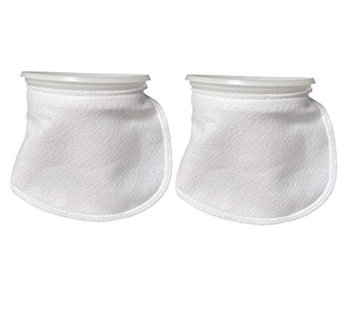 Sock Filters - 100 Micron - Aquarium Felt Filter Bags - Custom Made in USA (7 Inch Ring by 8 Inch Long 2 Pack) - color: 2 Pack, size: 7 Inch Ring by 8 Inch Long