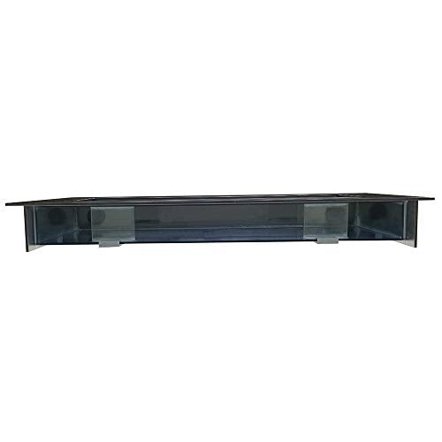 Aussie Aquariums 3.0 Wall Mounted Fish Tank Kit with LED Lighting, Built-in Filter System, Modern Space-Saving Design, Complete Accessories Set (Skyline, Black)