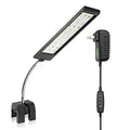 DaToo Aquarium Light Small LED Clip Light for Fish Tank 7W with Timer&Dimmer, 1 Yr Warranty - size: 7W (With Timer & Dimmer)