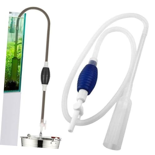 TOYANDONA Aquarium Water Changer Manual Pump Siphon Cleaner Gravel Vacuum Tool Medium Size for Fish Tank Cleaning and Gravel Washing