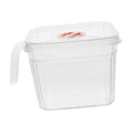 HANABASS Small Transparent Fish Bowl Lid and Handle Square Aquarium for Decor for and Betta Fish