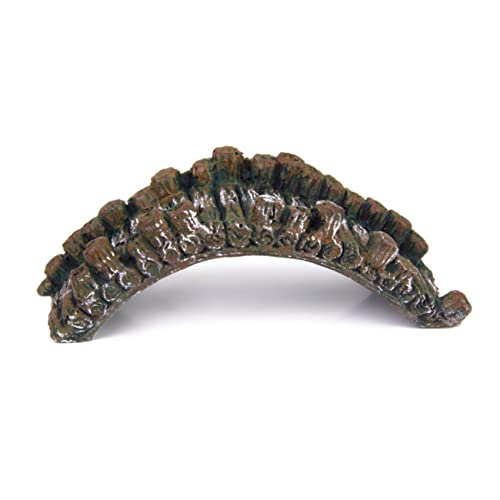 ORFOFE Aquarium Fish Tank Resin Bridge Ornament Decorative Landscape Arch for Aquatic Environments for Fish Tank Decoration and Aquascaping