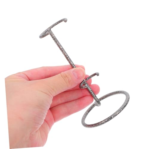 Healifty Elegant Crystal Ball Holder Display Stand Metal Tray for Crystal Scepters and Ball Holder Showcase