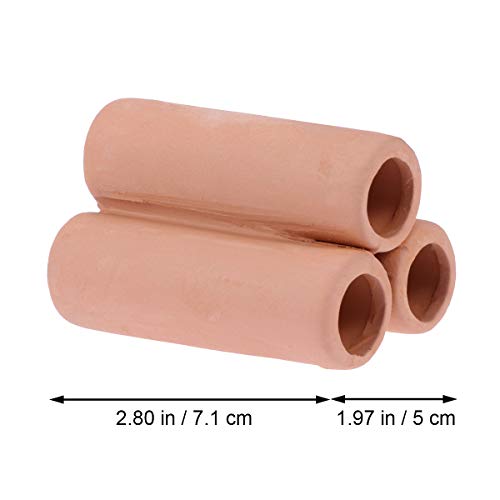 POPETPOP Aquatic Plants Cultivation Tube Moss Holder for Fish Tank Landscaping Mineral Tube for Aquatic Plants and Hollow Design