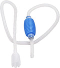 Manual Fish Cleaner, Mini Portable Fish Toilet Suction Machine Convenient Simplely Use Aquarium Siphon Water Changer with Filter for Aquarium Drainage Water Filling and Sucking