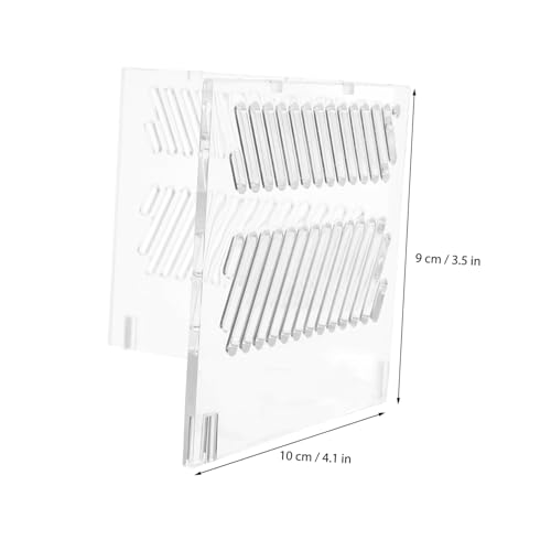 UPKOCH Aquarium Sand Guard Isolation Box for Fish Tank Acrylic Grid Plate Pump Guards Wire Management