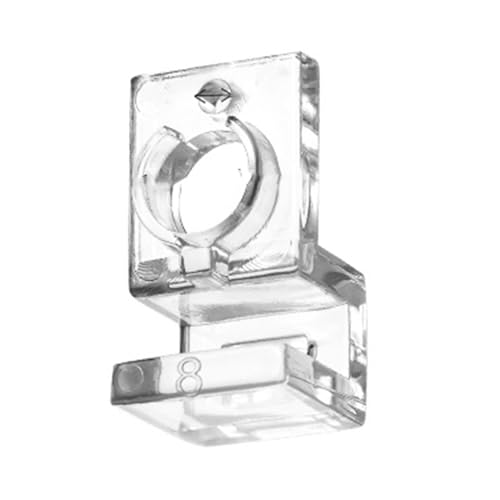 Sturdy Aquarium Cover Clip Holder Set of 10 Fish Tanks Lid Holder Stand Easy Install Acrylic Clamp Clips Aquarium Lid for Fishtanks - color: Suitable for 8 mm