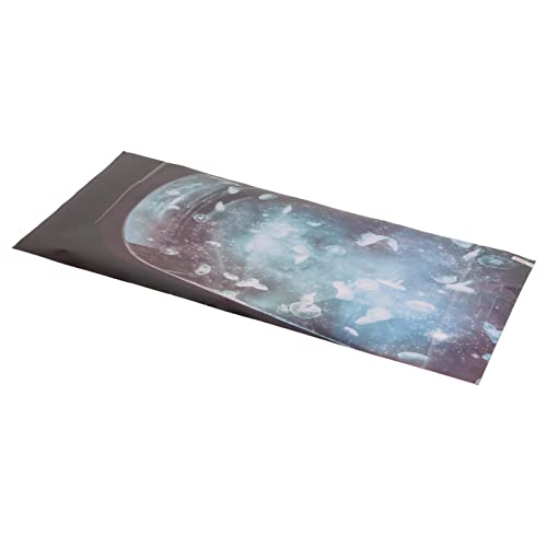 3D Aquarium Background PVC Fish Tank Decoration Sticker, Self Adhesive Backdrop with Realistic Pattern for Freshwater Saltwater Tanks (61 * 41CM) - size: 61*41CM