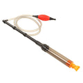Aquarium Gravel Cleaner, Fish Tank Vacuum Cleaner with Red Air Bag, Manual Water Changer for Sand and Gravel, Includes Hose and Glass Scraper for Freshwater and Saltwater