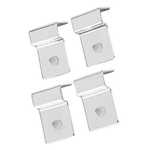 5mm Rimless Clips 4Pcs Stainless Steel Aquarium Stand, Aquarium Glass Lid Clamp/Holder, Lid Holder Suitable for 5mm-12mm Thick Glass (10mm (4 Pieces/Set)) - size: 10mm (4 pieces/set)