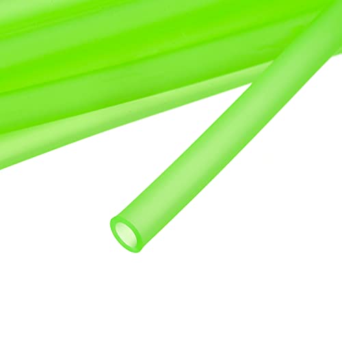 uxcell Aquarium Airline Tubing Hose 5/32" ID 15/64" OD 1Pcs 13.12 Ft Silicone Flexible Airline Tubing for Fish Tank, Terrariums, and Hydroponics, Green - color: Green