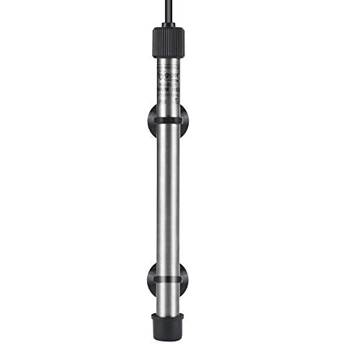 hygger 200W Titanium Aquarium Heater for Salt Water and Fresh Water, Digital Submersible Heater with External IC Thermostat Controller and Thermometer, for Fish Tank 20-45 Gallon - size: 200W (20-45 gallon)