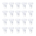 MroMax Aquarium Suction Cup Clips Airline Tubing Hose Heater Clips Clamps Holder for Fish Tank Clear 7mm to 11mm 20Pcs - size: 20pcs 7mm to 11mm