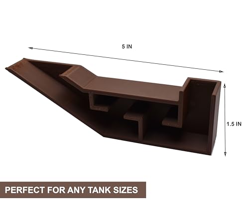 Aquarium Shrimp Party Tunnel, Includes Exquisite VIP Room and Two Entrances, Tunnel Cave for Shrimplets to Rest and Hide, Decor Hideaway Tunnel Made from Canada (Brown)