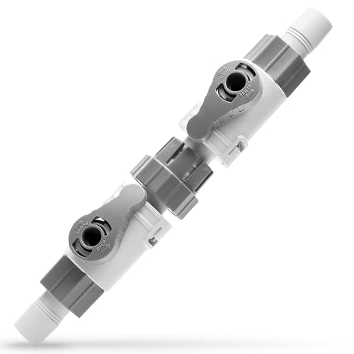 Ultum Nature Systems Delta Quick Release Double Tap Valve for Aquarium Canister Filters (5/8" (16/22mm)) - size: 5/8" (16/22mm)