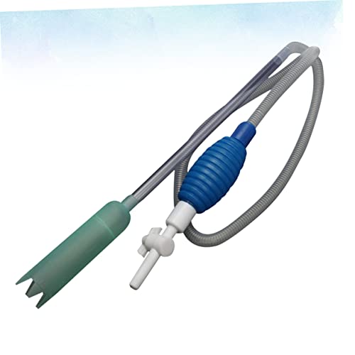 Abaodam 2M Manual Fish Tank Water Siphon Cleaner Easy to Use Aquarium Gravel Vacuum Tool for Efficient Water Changes and Maintenance