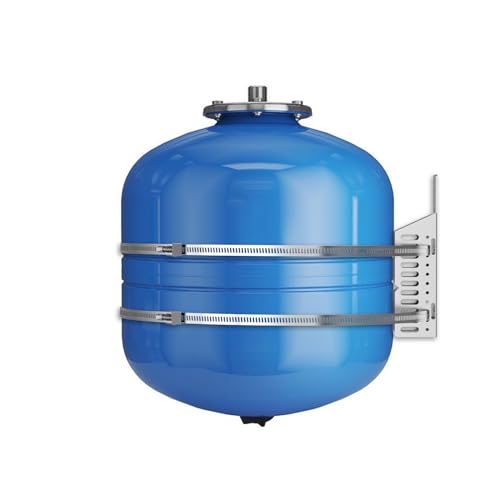 ZhouDaShu Expansion Tank Mounting Bracket for Hot Water Heater,Thermal Expansion Tank Holder with 2 Earthquake Straps,Support 5-Gallon Hot Water Tanks up to 13 inches in Diameter-1 Set - color: 1 Sets