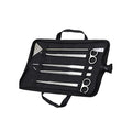 5pcs Aquarium Plant Maintenance Tool Stainless Steel Scissors Tweezers Scraper for Aquascaping Includes Canvas Storage Bag for Freshwater Tanks