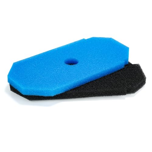 POPOSOAP 2 Pcs Replacement Pond Filter Pad Sponges, Coarse and Fine Pond Filter Media for Outdoor Pond, Compatible with Filter Box, Sponge Filters Replacement for Fish Ponds - size: 2 Pack