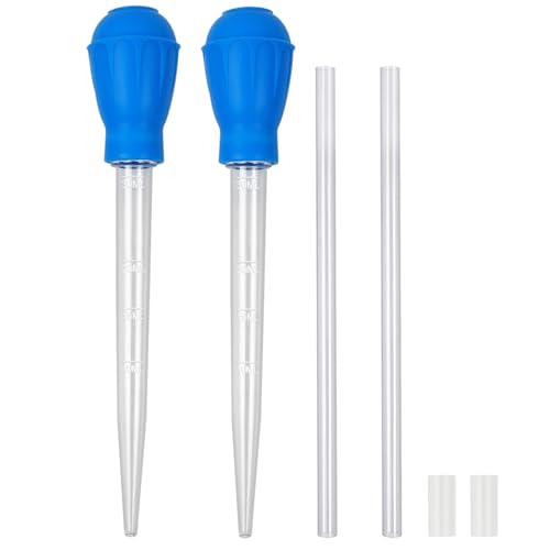 Aquarium Cleaning Dropper, 30ml Aquarium Cleaning Waste Remover, Aquarium Gravel Cleaning Straw, Blue