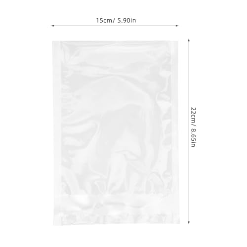 BESTYASH 100pcs 15x22cm Oxygen Filling Fish Transport Bags Sealable Live Fish Fry Packing Pouches for Aquarium and Seafood Shipping