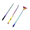 3Pcs Aquatic Plants Tweezers Set 27cm Stainless Steel Aquarium Tools Curved and Straight Aquascaping Tweezers for Fish Tank Maintenance and Water Plant Care