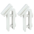 2-Piece Adjustable Fish Tank Hose Clip - Water Pipe Clamp for Aquarium, Bucket, and Garden Irrigation - Adjustable Support with Guide Stand