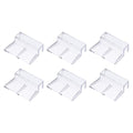 6 Pcs Aquarium Lid Clips, 10 mm Acrylic Aquarium Cover Bracket Fish Tank Lid Older Fish Tank Clip Transparent Durable Easy to Clean, Intended for Rimless Aquariums Top Cover - size: 10 mm