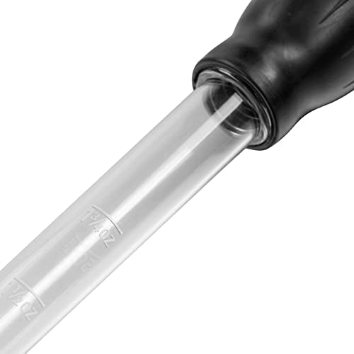 18.7in Long Turkey Baster for Aquarium, 50ml Long Pipette for Fish Tank Coral Food Feeder Syringe Aquarium Water Changer Siphon for Marine Fish Reef Aquatic Plant Spider, Black - color: Black, size: Long Syringe
