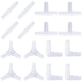 Pawfly Aquarium Airline Tubing Connectors Plastic Inline Valve, Fish Tank Air Pump Connector, 40-Piece - color: 4 Kinds(40 Pack)