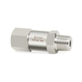 ChillWaves 304 Stainless Steel In-Line Split Check Valve 1/4" NPT Male x 1/4" NPT Female Thread, One-Way Non-return Check Valve for Backflow Prevention(1-PACK) - size: 1/4" MNPT x 1/4" FNPT, style: Split Check Valve