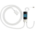 Wine Siphon Pump, Food Grade Auto Siphon Self Priming USB Electric Transfer Pump for Bottling Home Brew Wine, Beer, Kombucha, Mini Water Transfer Pump Kit, 2L/Min, No Mess Leak, Low Noise - color: Black
