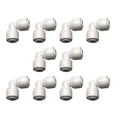 Malida 1/4" OD Tube to 1/4" OD Tube Elbow Quick Connect For RO Water System (10, L-TT-0202) - size: L-TT-0202