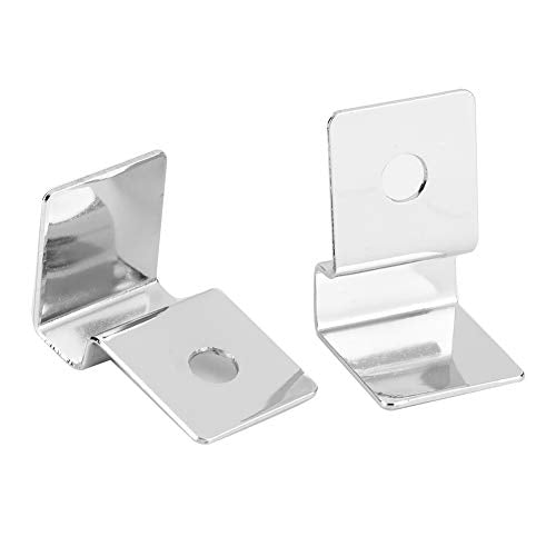 5mm Rimless Clips 4Pcs Stainless Steel Aquarium Stand, Aquarium Glass Lid Clamp/Holder, Lid Holder Suitable for 5mm-12mm Thick Glass (8mm (4 Pieces/Set)) - size: 8mm (4 pieces/set)