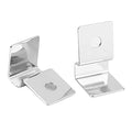 SUNGOOYUE Aquarium Glass Lid Support Stainless Steel Fish Tank Lid Clips 4Pcs 5mm Cover Bracket Holder for Aquarium Fish Tank Easy Glass Cover Placement and Stable Fit (6mm (4 Pieces/Set)) - size: 6mm (4 pieces/set)