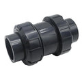 EATAKWARD 1-1/2 inch PVC True Union Check Valve, Slip-Slip Full-Port Practical Check Valve, Sch80 Socket Insert Pool Ball Check Valve for Backflow Prevention