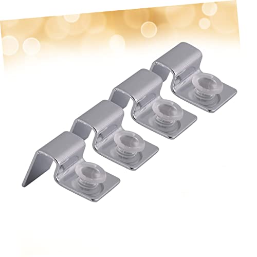 YARNOW Fish Tank Lid Support Clip Holder Set 6mm Stainless Steel Aquarium Glass Cover Accessories - size: Size 1