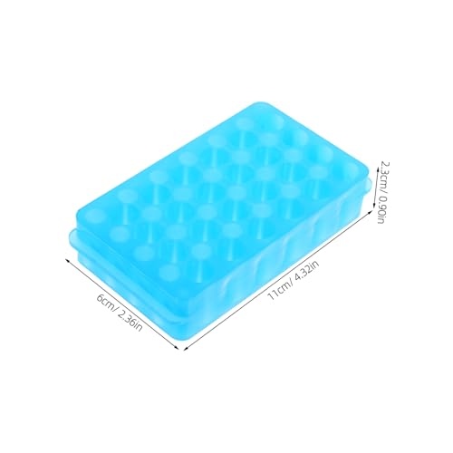 PRETYZOOM 24Hole Dual Sided Rack Sampling Tube Organizer for Laboratory Acid Alkali Resistant Versatile Design for Efficient Storage and Organization