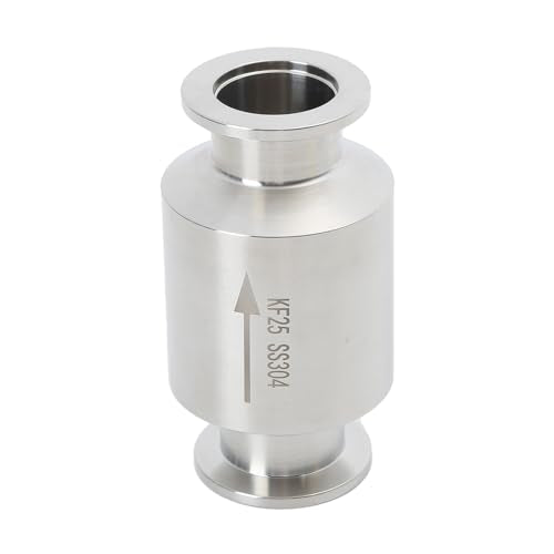 QiiMii KF-25 Vacuum Pump Check Valve, Stainless Steel 304, Non-Return One Way for Vacuum Pump(KF-25 Flange 40mm)