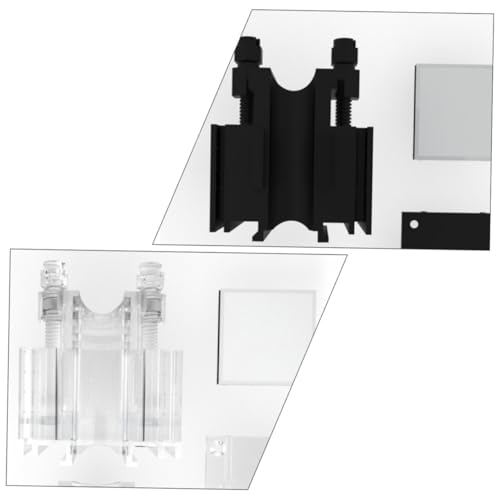 SUPVOX 2Pcs Fish Tank Clips Multi Functional Aquarium Pipe Holders for Tubing Wires Space Saving Design Secure Fixing Clamps for Fish Tanks