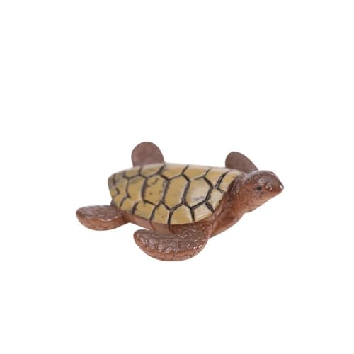Mini Sea Turtle Model Resin Aquarium Fish Tank Ornaments Home Landscape Decoration Accessories