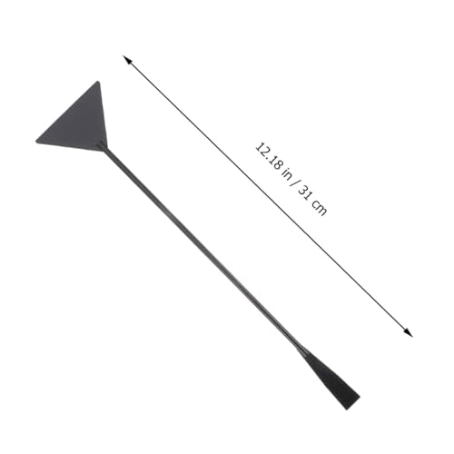 VANZACK 3pcs Aquarium Cleaning Tools Set Scissors Tweezer and Shovel for Aquascaping Plant Trimming and Tank Maintenance - color: Black, size: 25x5cm