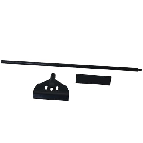 Glass Aquarium Algae Scraper Fish Tank Cleaner with 5 Stainless Steel Screwdriver Blades for 14 Inch Reef Plant Protectors Glass Tank Cleaner Aquatic Plant Trimming Black