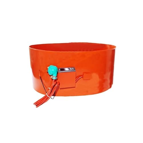 Drum Heater Belt, 55 Gallon Silicone Rubber Pad with Digital Display, Adjustable Gas Tank Warming Wrap for Viscosity Control & Freeze Protection(Knob,B) - color: Knob, size: B