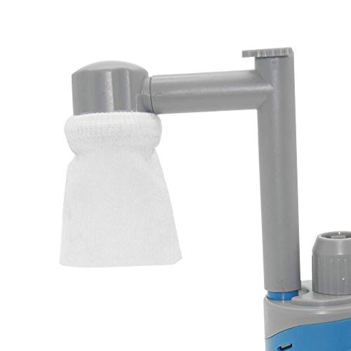 Aquarium Gravel Cleaner - Electric Automatic Removable Vacuum Water Changer Sand Algae Cleaner Filter Changer 110V/28W (Filter Bags *4)