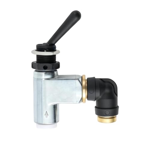 BA14500 Air Toggle Switch, 1/4" Pneumatic Control Valve for Peterbilt Truck Air Control Systems, for Industrial Pneumatic Control Applications